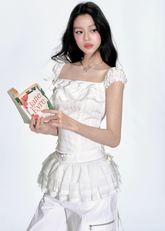 French Kiss Off-Shoulder Tee
